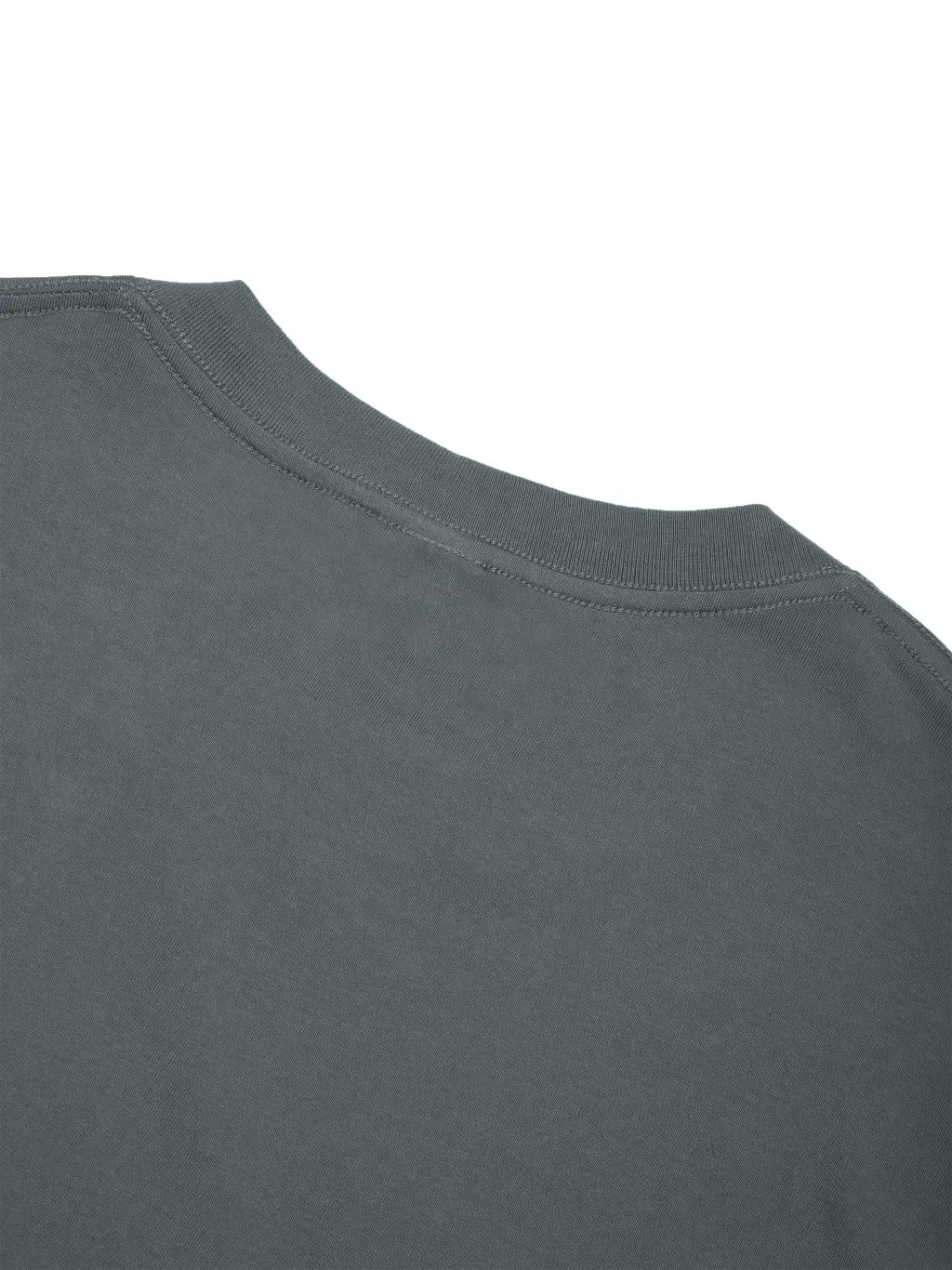 Gray Unisex Seamless Cotton Tee – Back View | TheTwoZero