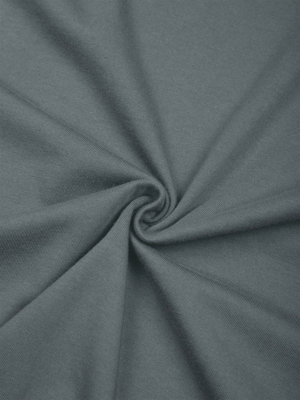 Gray Unisex Seamless Cotton Tee – Fabric Detail | TheTwoZero