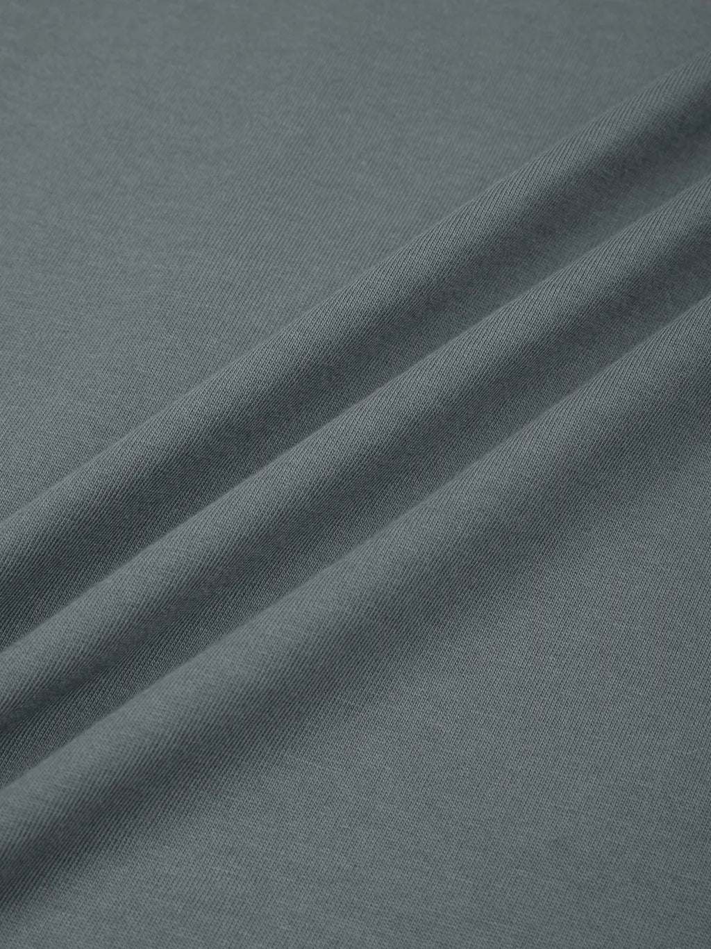 Gray Unisex Seamless Cotton Tee – Flat Lay | TheTwoZero