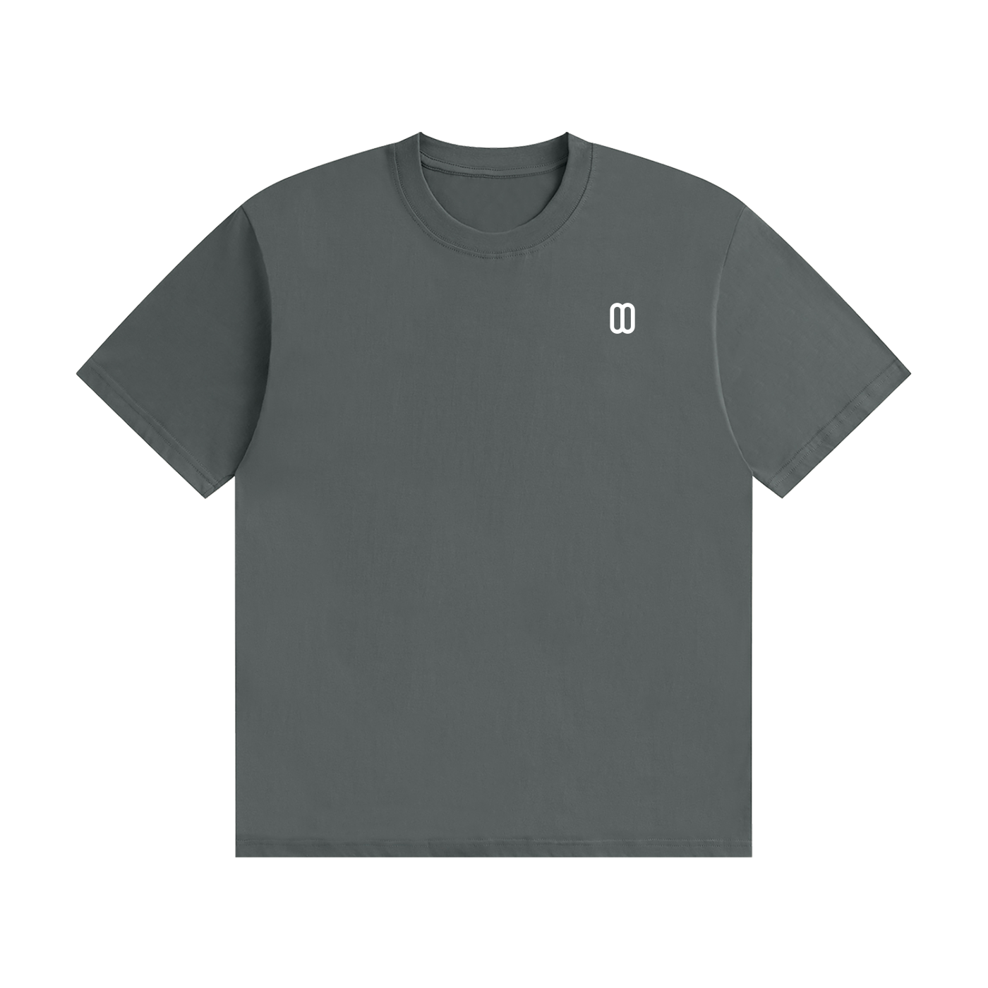 Gray Unisex Seamless Cotton Tee – Front View | TheTwoZero