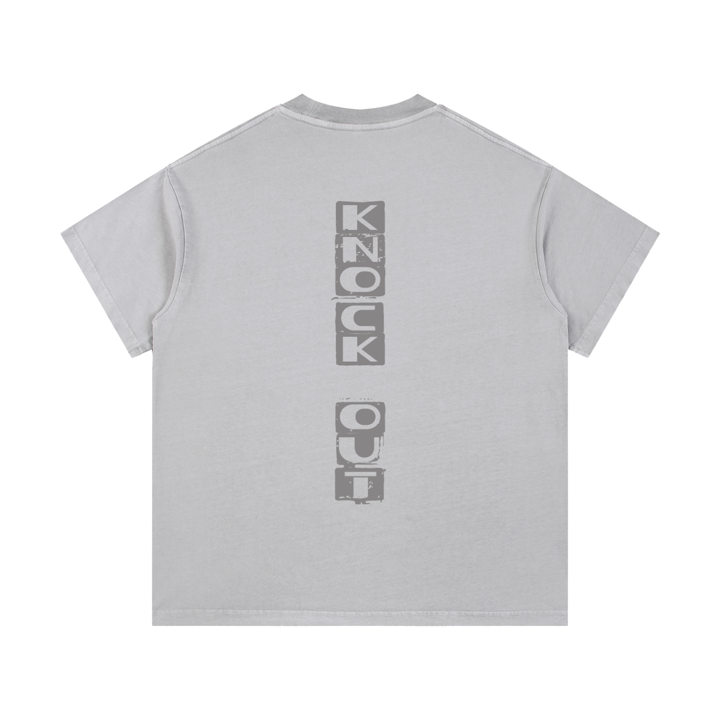 Light Gray Vintage Wash Cotton Tee – Styled View | TheTwoZero