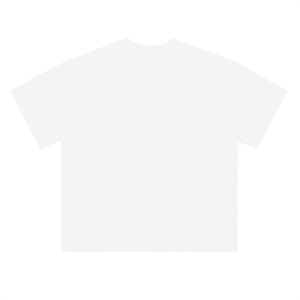 Lucent White Heavyweight Drop Shoulder Tee – Styled View | TheTwoZero