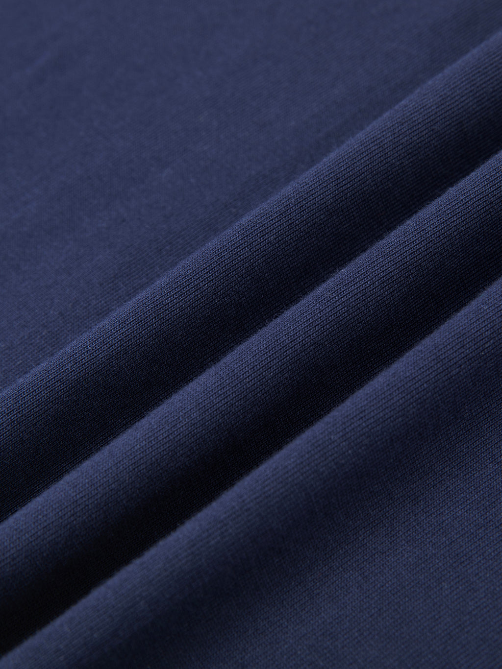 Navy Blue Essential Cotton Tee – Flat Lay | TheTwoZero