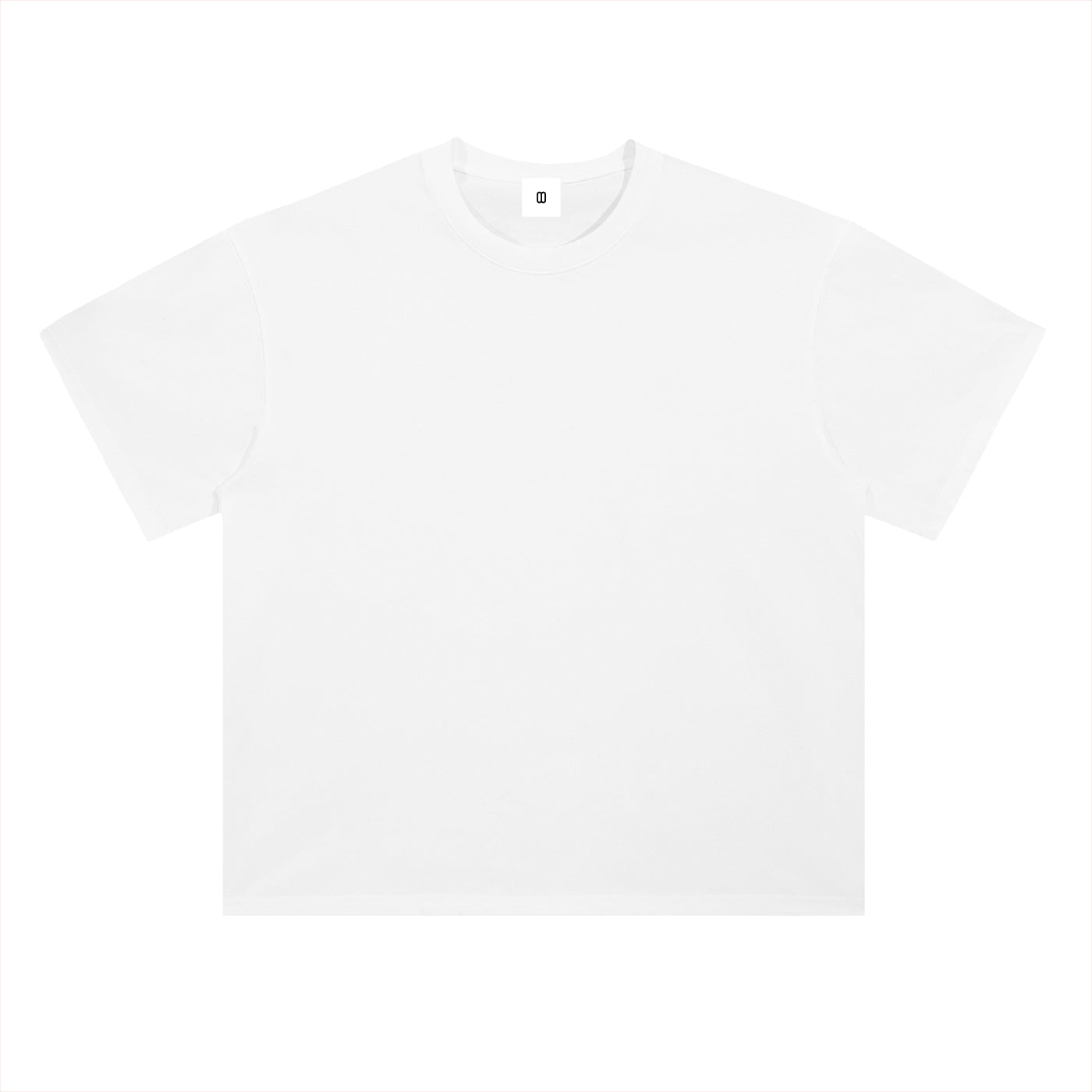 Lucent White Heavyweight Drop Shoulder Tee | Premium Cotton T